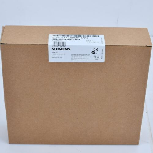 New 6AV6 642-0DC01-1AX0 NEW SIEMENS 6AV6642-0DC01-1AX0 SIMATIC PANEL DISPLAY TOUCH - Product Image