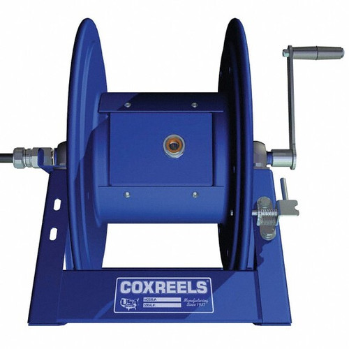 New Coxreels 1125PCL-8M-C Hand Crank Hose Reel, 250 Feet Length, 600V, 45A, Blue - Product Image