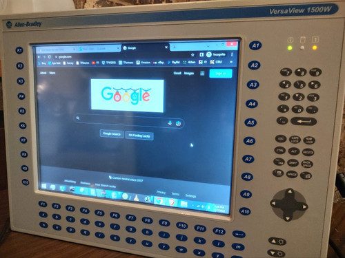 Used ALLEN BRADLEY versaview 1500w 6180w panelview computer display HMI NO SYNC READ - Product Image