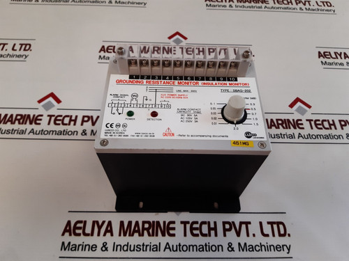 Used LUXCO SBAG-202 Grounding Resistance Insulation Monitor AC 220V 5060HZ 5VA  - Product Image