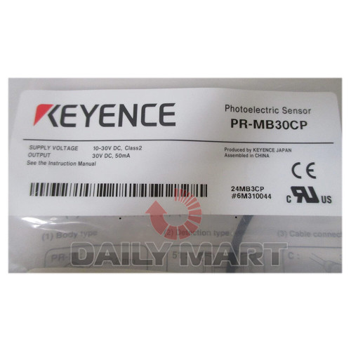 New New In Box KEYENCE PR-MB30CP Photoelectric Sensor Switch - Product Image