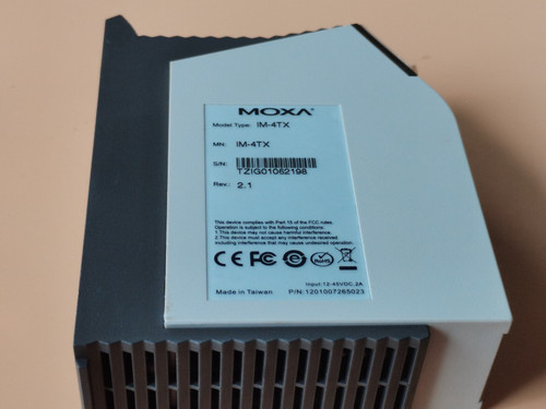 New MOXA IM-4TX Rev2.1 Moxa IM4TX IM-4TX Rev:2.1 - Product Image