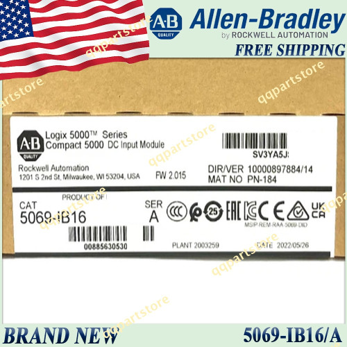 New 1PC 5069-IB16A Brand New Factory Sealed Compact Input Module AB AB  - Product Image