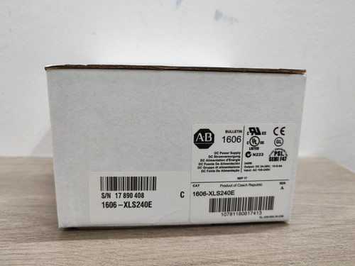 New NEW Allen-Bradley 1606-XLS240E ACDC Performance Power Supply 24-28VDC - Product Image
