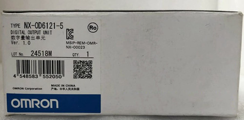 New NEW Omron NX-OD6121-5 Output Unit NXOD61215 - Product Image