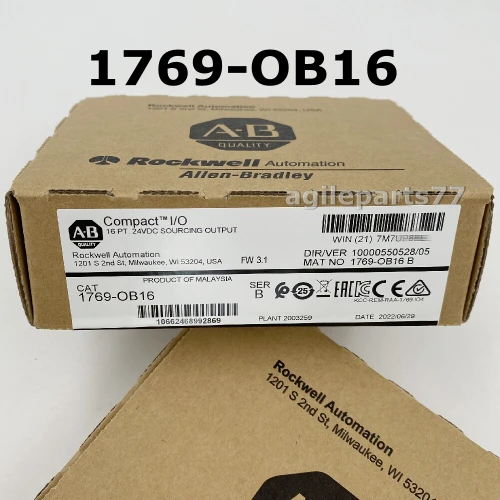 New NEW 1769-OB16 AB Compact IO 16 Pt 24VDC SOURCING OUTPUT Module 1769OB16 US - Product Image