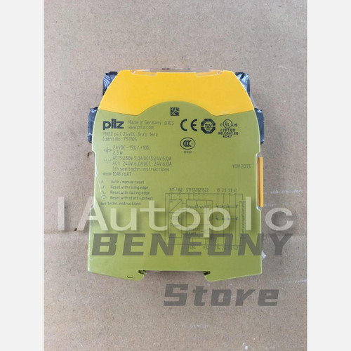 New 1pcs New PILZ 751104 PNOZ s4 C 24VDC 3 no 1 nc Expedited Shipping Spot Goods N - Product Image