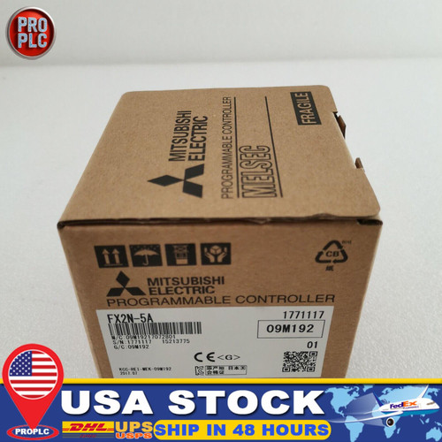New MITSUBISHI FX2N-5A PLC Module FX2N5A New In Box US Free TAX  - Product Image