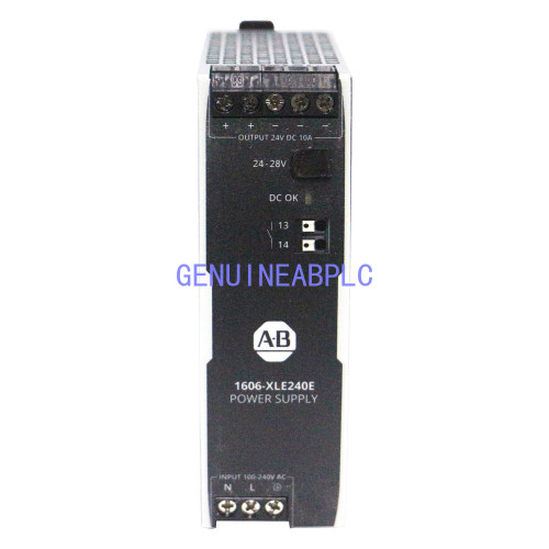 New Allen Bradley 1606-XLE240E DC 24-28V,240W ,10A Power Supply Screw terminals  - Product Image