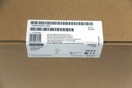 New 6AV6642-0AA11-0AX1 NEW SIEMENS SIMATIC HMI 6AV6642-0AA11-0AX1 Multi Panel - Product Image