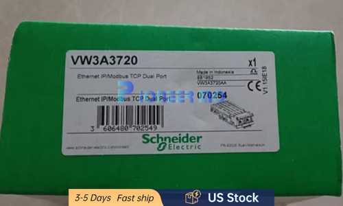 New Schneider Electric VW3A3720 Ethernet IPModbus TCP Dual Port  - Product Image