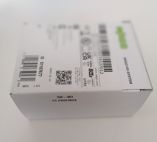 New Wago 750-303 IO System Fieldbus Coupler - Product Image
