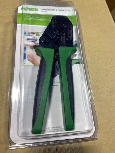 New WAGO 206-1204 Variocrimp 4 - Crimping Tool - 0.25-4mm, AWG24-12 - NEW  - Product Image