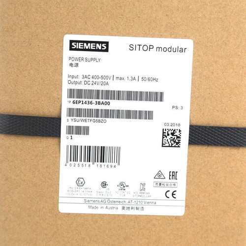 New 1PCS 6EP1436-3BA00 6EP1 436-3BA00 20A Brand-new Fast Shipping - Product Image