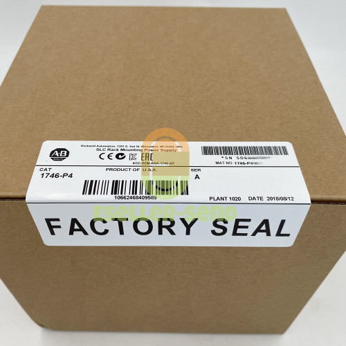 New AB 1746-P4 Allen Bradley Ser A SLC 500 Power Supply Module New Factory Sealed US - Product Image