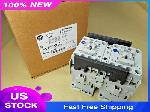 New Allen Bradley 104-C16D22 reversing contactor NIB - Product Image