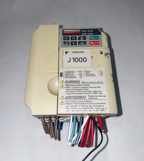 Used Yaskawa J1000 Drive CMR-JU2A0010BAA J0147A736610069 - Product Image