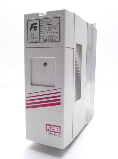 Used KEB Combivert F4 Variable Frequency Drive  12.F4.C3D-3420 - Product Image