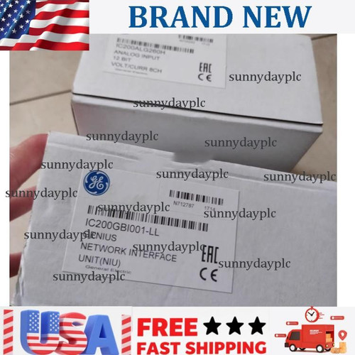 New NEW ORIGINAL GE FANUC PLC MODULE IC200GBI001-LL FREE Fast SHIPPING US Free TAX - Product Image
