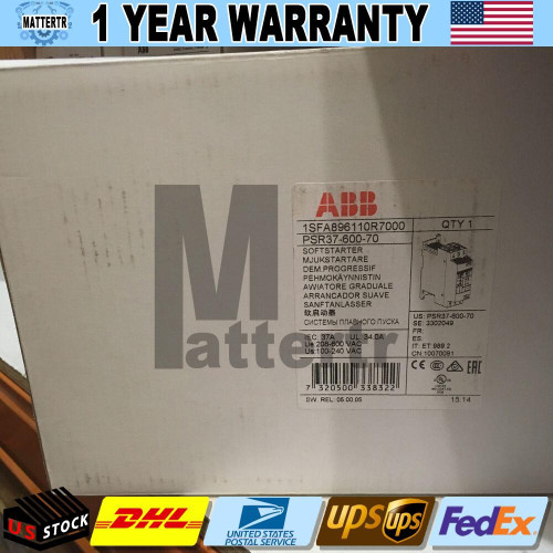 New PSR37-600-70 1PC NEW PSR37-600-70 1SFA896110R7000 Soft Starter hq - Product Image