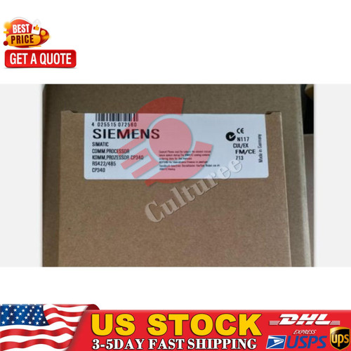 New New Siemens 6ES7340-1CH02-0AE0 6ES7 340-1CH02-0AE0 1 Year Warranty Fast Shipping  - Product Image