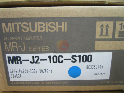 New ONE NEW MITSUBISHI AC SERVO DRIVER MR-J2-10C-S100 MRJ210CS100  - Product Image