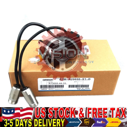 New 1PC NEW OMRON R7M-A20030-S1-D SERVO MOTOR R7MA20030S1D US Free TAX - Product Image