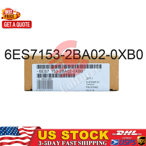 New New Siemens 6ES7153-2BA02-0XB0 6ES7 153-2BA02-0XB0 1 Year Warranty Fast Shipping  - Product Image
