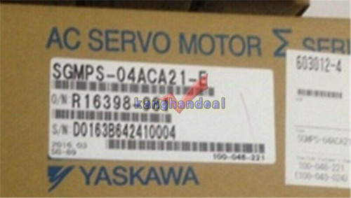 New 1PC NEW YASKAWA AC SERVO MOTOR SGMPS-04ACA21-E  - Product Image