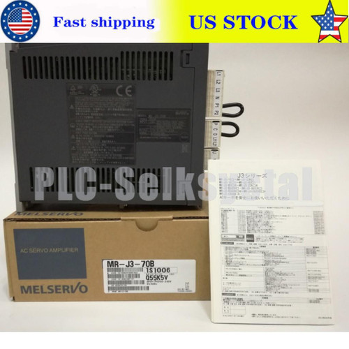 New Mitsubishi MR-J3-70B MRJ370B Servo Drive In Box FAST Shipping NEW - Product Image