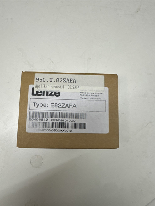 New Lenze Application IO Module  E82ZAFA - Product Image