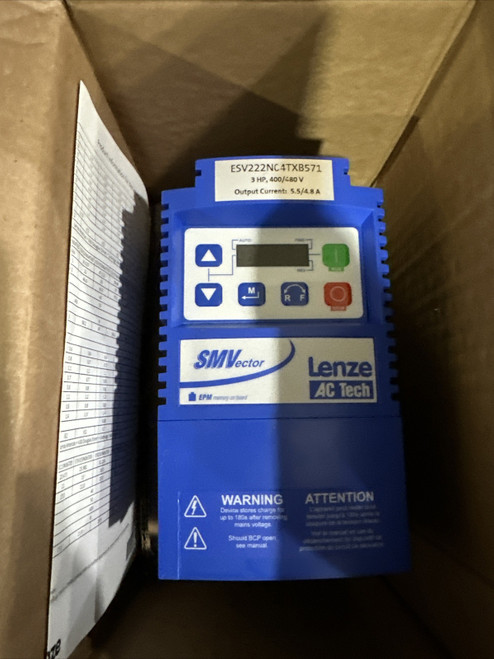 New Lenze AC Tech VFD ESV222N04TXB571 Variable Frequency Drive VFD - Product Image