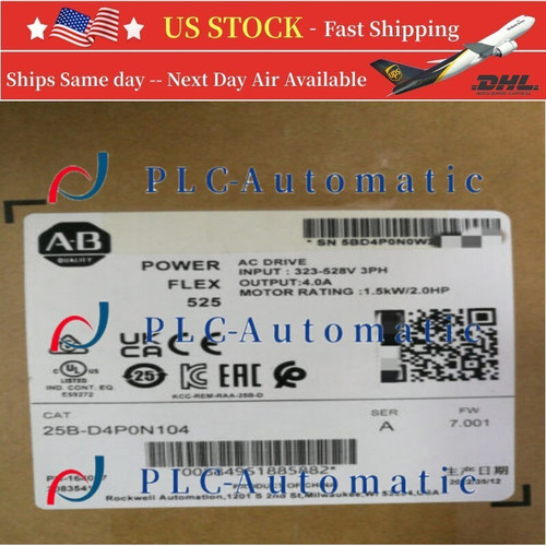 New 1pc NEW Allen-Bradley 25B-D4P0N104 Real US stock fast ship - Product Image