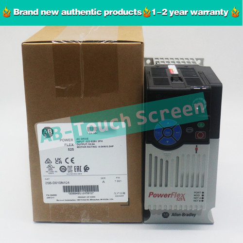 New New Allen Bradley 25B-D010N104 PowerFlex 525 4kW 5Hp AC Drive Variable Frequency  - Product Image