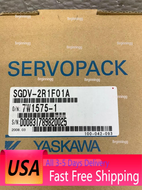 New SGDV-2R1F01A New Yaskawa Servo Driver IN STOK ship by UPS - Product Image