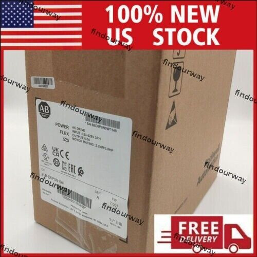 New 25B-D6P0N104 New Sealed Allen-Bradley 25B D6P0N104 525 2.2kW 3Hp AC Drive AB - Product Image
