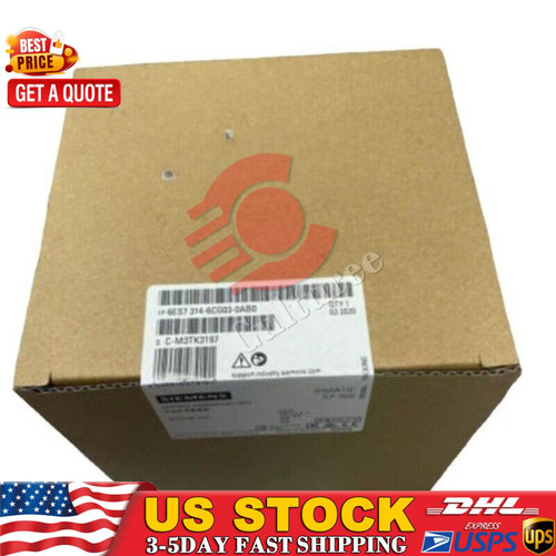 New New Siemens 6ES7314-6CG03-0AB0 6ES7 314-6CG03-0AB0 1 Year Warranty Fast Shipping  - Product Image