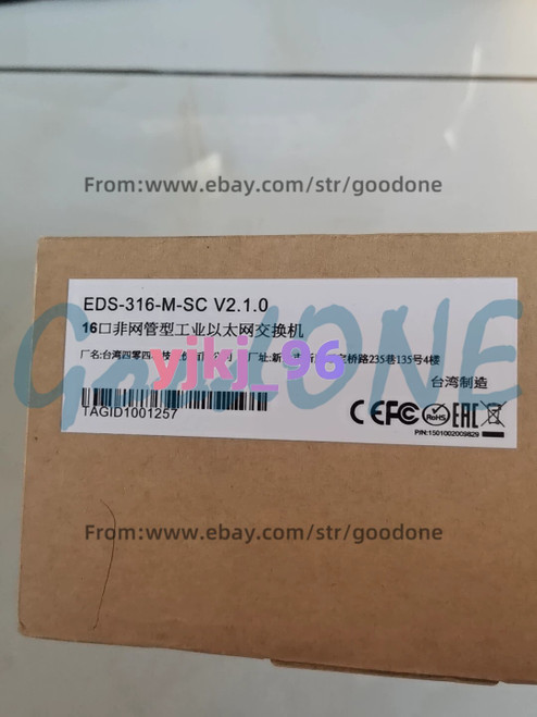 New 1PC NEW MOXA EDS-316-M-SC Industrial Switch - Product Image
