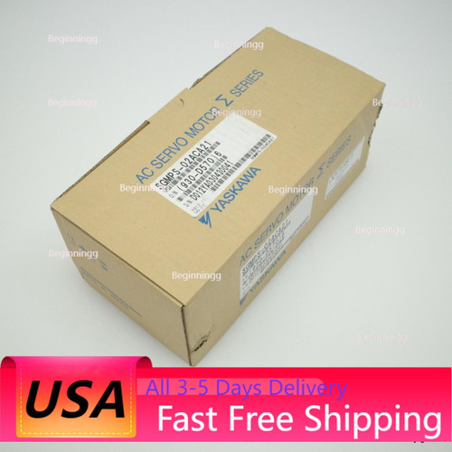 New YASKAWA NIB SGMPS-02ACA21 AC SERVO MOTOR 200W 200V MOT-I-23019A01 - Product Image