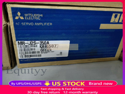 New 1 PC Mitsubishi Servo Driver MR-J2S-350A MRJ2S350A New In Box - Product Image
