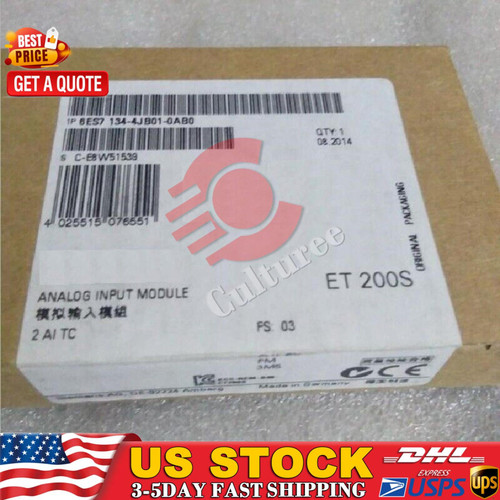 New New Siemens 6ES7134-4JB01-0AB0 6ES7 134-4JB01-0AB0 1 Year Warranty Fast Shipping - Product Image