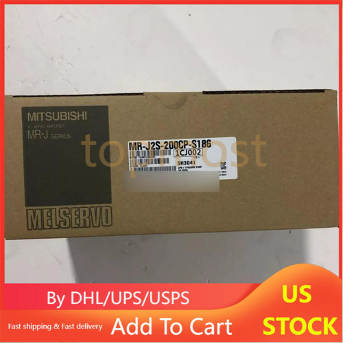 New 1PC New In Box Mitsubishi MR-J2S-200CP-S186 Servo Drive Fast Shipping - Product Image