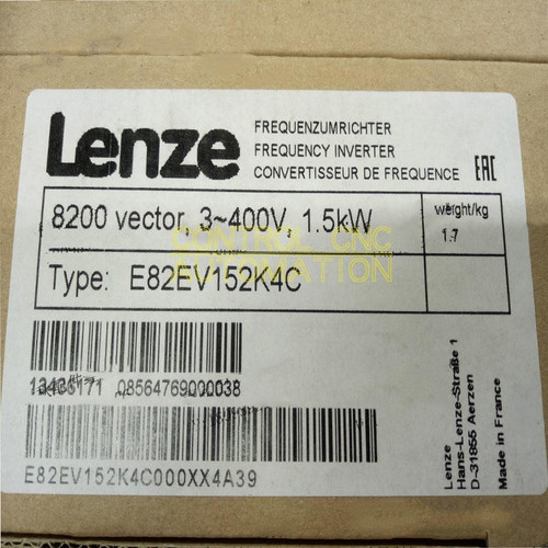 New 1PCS NEW Lenze Frequency Inverter E82EV152K4C E82EV1524C 1.5KW  - Product Image