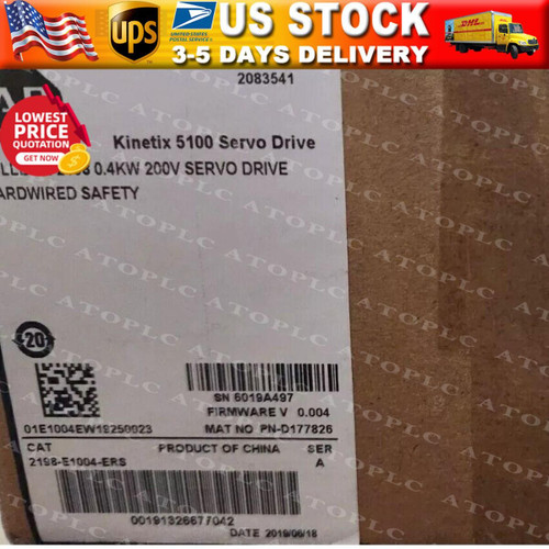 New Allen-Bradley 2198-E1004-ERS Kinetix 5100 Servo Drive AB 2198E1004ERS New PLC - Product Image