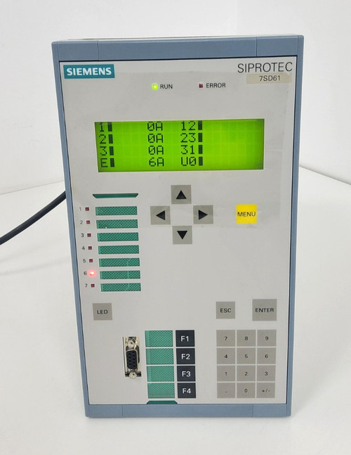 Used SIEMENS 7SD6101-5BB09-0BA0EE DIFFERENTIAL PROTECTION RELAY 7SD6101-5BB09-0BA0/EE - Product Image