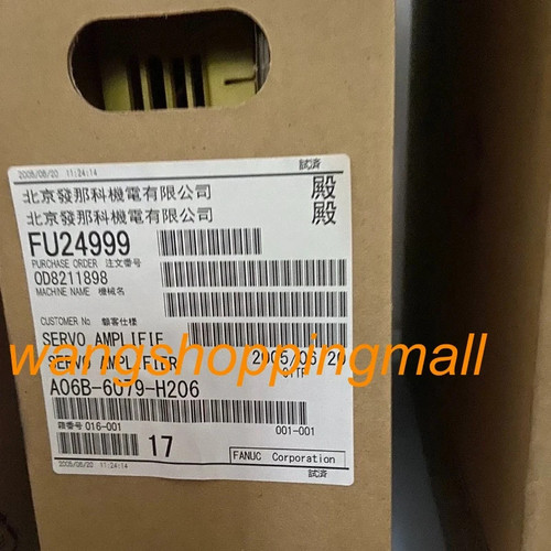 New New FANUC A06B-6079-H206 Servo Drive Factory Sealed Free Shipping A06B-6079-H206 - Product Image