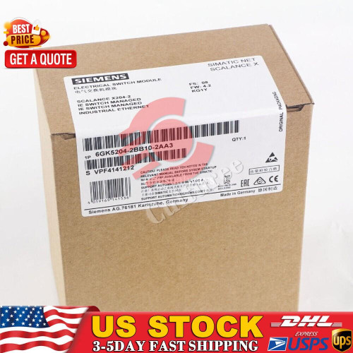 New New Siemens 6GK5204-2BB10-2AA3 6GK5 204-2BB10-2AA3 1 Year Warranty Fast Shipping - Product Image