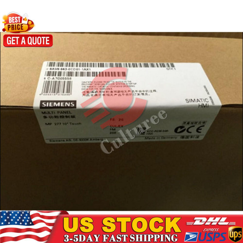 New New Siemens 6AV6643-0CD01-1AX0 6AV6 643-0CD01-1AX0 1 Year Warranty Fast Shipping  - Product Image