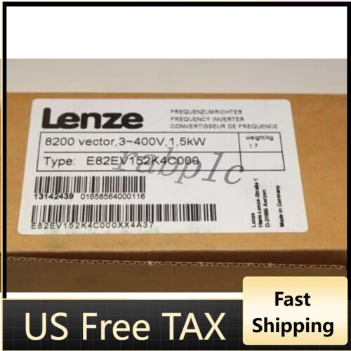 New US Free TAX LENZE NEW E82EV1524C000 inverter E82EV152k4C000 IN BOX E82EV152_4C000 - Product Image