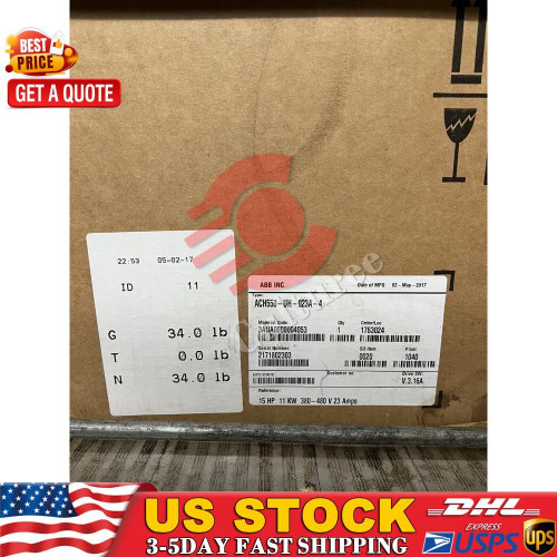 New ACH550-UH-023A-4 ABB AC Variable Frequency Drive Brand New in Box No Keypad - Product Image